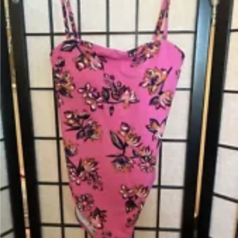 Cotton On Pink Floral One Piece Swimsuit
